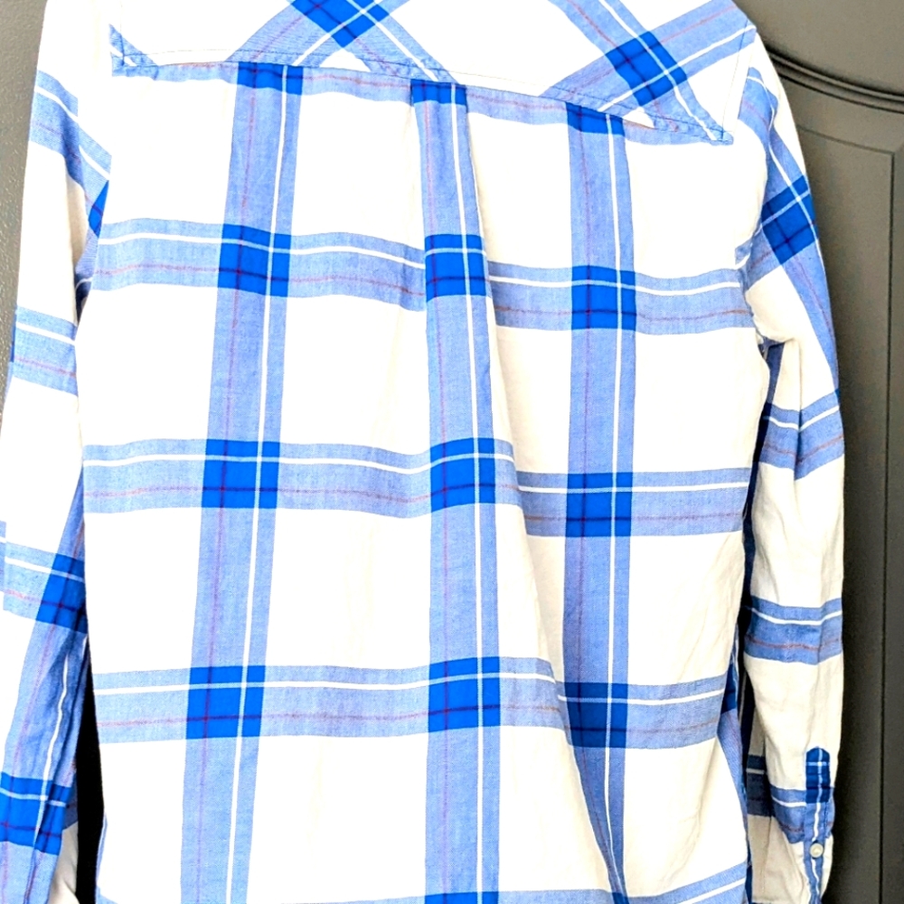 J. Crew Cute Lightweight Flannel Shirt - Picture 2 of 3